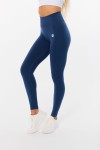 Legginsy sportowe damskie bezszwowe push-up Bliss Indigo