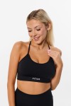 Top sportowy damski push-up Signature Black
