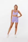 Komplet sportowy damski legginsy i top Vivid Lilac