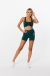 Komplet sportowy damski spodenki kolarki i top Vivid Emerald