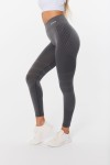 Legginsy sportowe damskie bezszwowe Pulse Lavender Gray