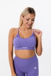 Top sportowy damski push-up Evolve Amethyst