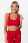 Top sportowy damski push-up Vivid Ruby